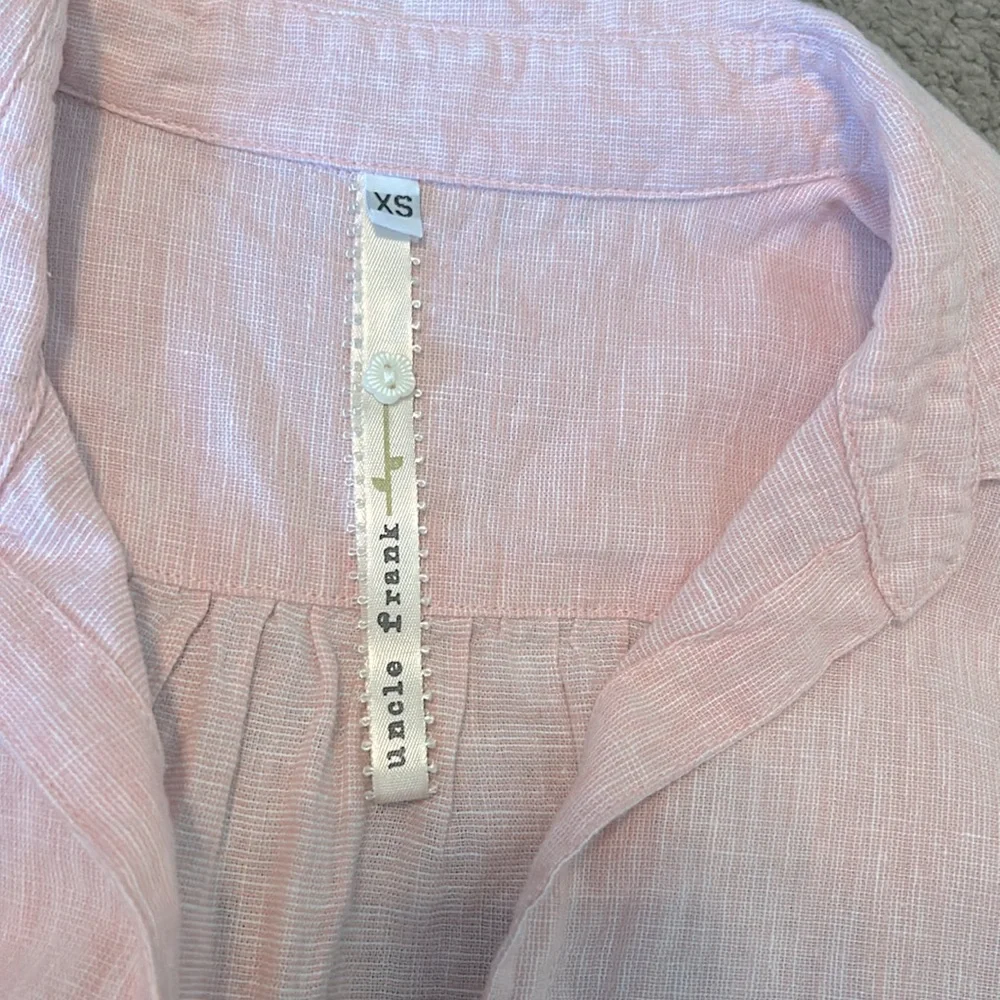 Anthropologie Uncle Frank Linen Blend Tunic Shirt Dress - Picture 5 of 6